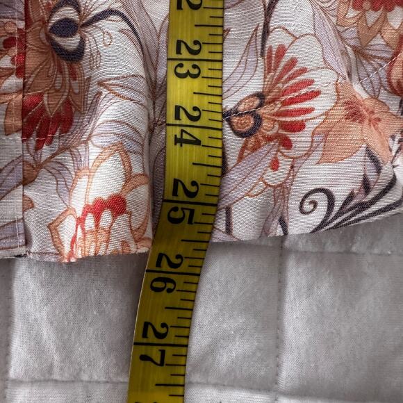 ALEX PARKER Womens Blouse Button Down Floral Relaxed Fit Spring Feminine XL - Picture 9 of 9